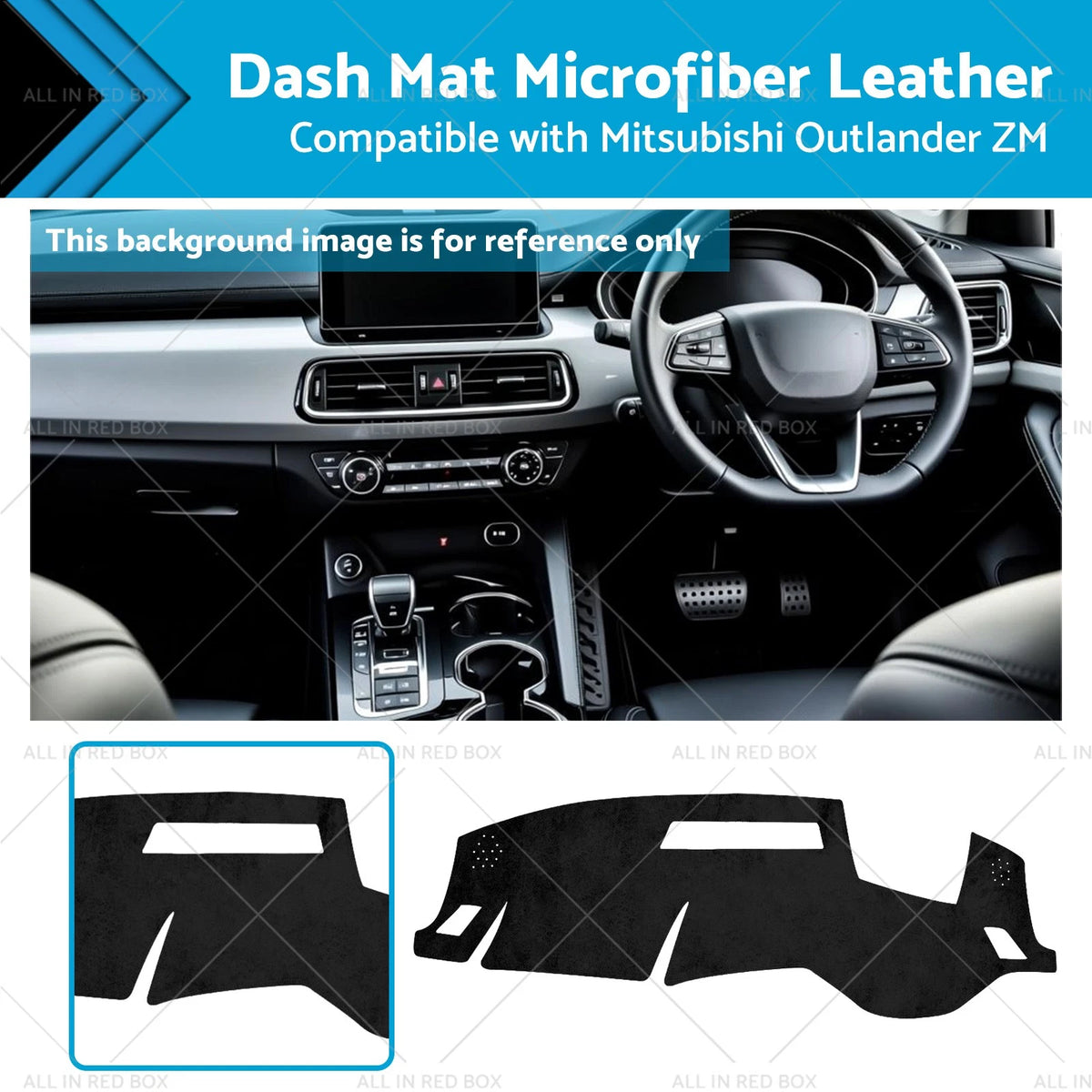 Dash Mat Microfiber Leather for Mitsubishi Outlander ZM (2021–Present)
