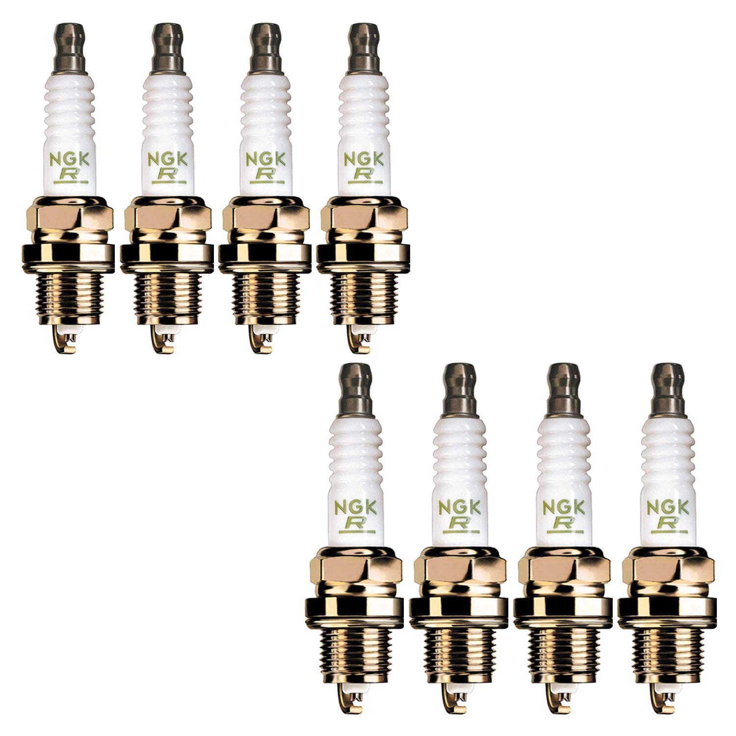 Set of 8 NGK Iridium IX Spark Plugs 7510 for Ford Bronco F-100 V8 (1980–1996)