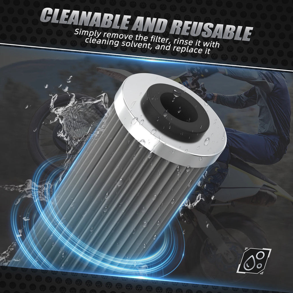 Stainless Steel Magnetic Oil Filter for KTM 250 450 SX-F XC-F EXC-F (2017–2025)