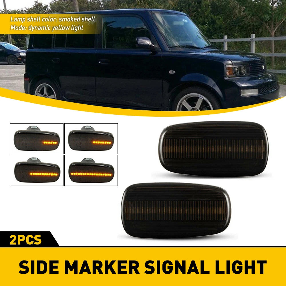 Plug & Play Smoke LED Fender Side Marker Lights for Scion xB (2004–2005)