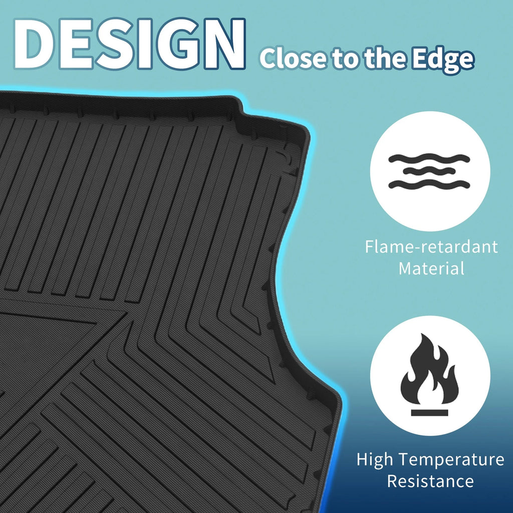 Flat Face Cargo Liner Rear Trunk Mat for Honda Civic (2006–2010) TPE