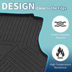 Flat Face Cargo Liner Rear Trunk Mat for Honda Civic (2006–2010) TPE