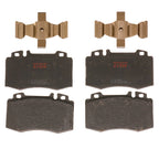 Set of 4 Disc Brake Pads for Mercedes-Benz E350 (2006–2009)