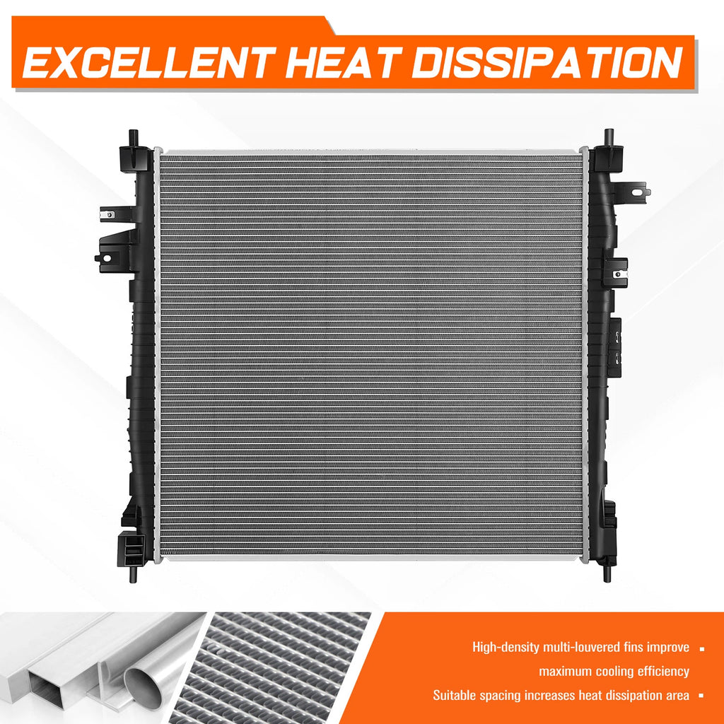 Aluminum Core Cooling Radiator for Chevy Traverse 2.0L (2018–2019) DPI-13759
