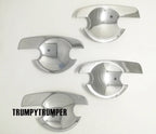Chrome Door Handle Cover Insert Bowl Trim for Nissan Navara D40 (2005-2015)