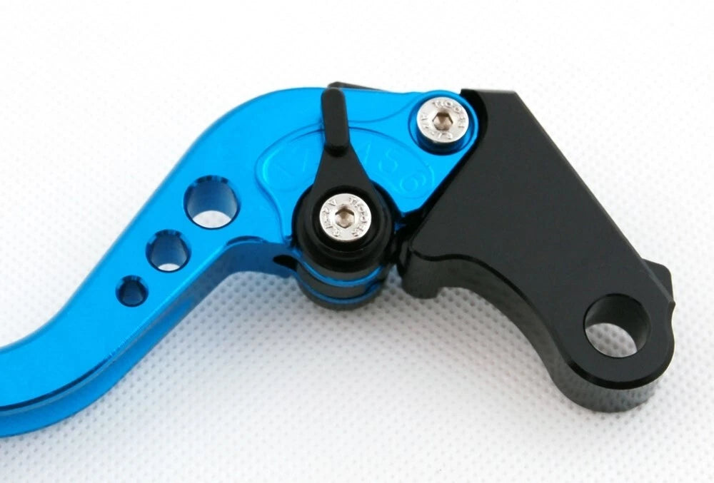 Long Brake Clutch Levers for Suzuki GSXR1000 (2007–2008) - Blue