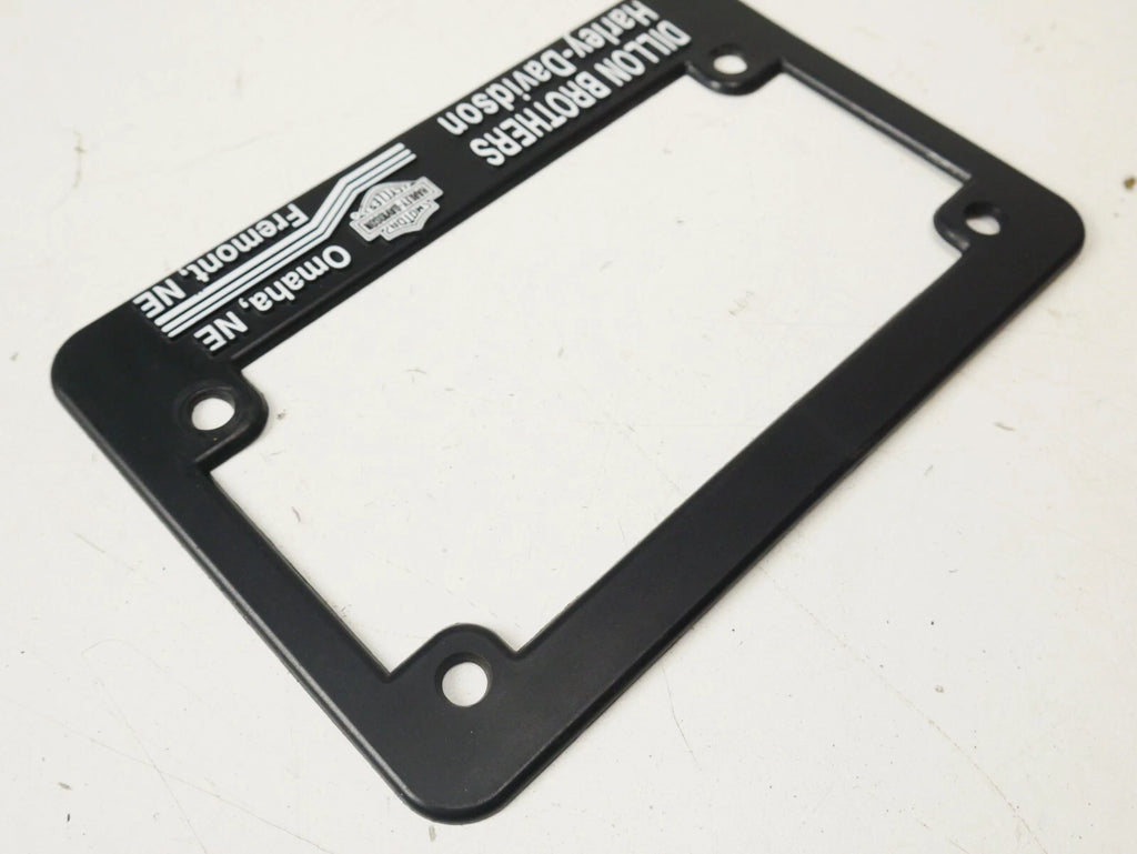 Black License Plate Cover for Harley-Davidson