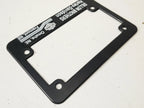 Black License Plate Cover for Harley-Davidson