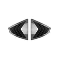 Carbon Style Quarter Window Louvers Vent Cover Trim for Subaru WRX STI (2022–2023)