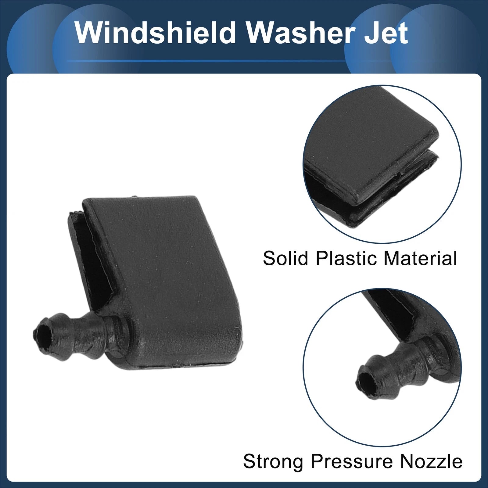 Windshield Washer Nozzle with Hose Connector for Mercedes-Benz (No. 2E1955985)