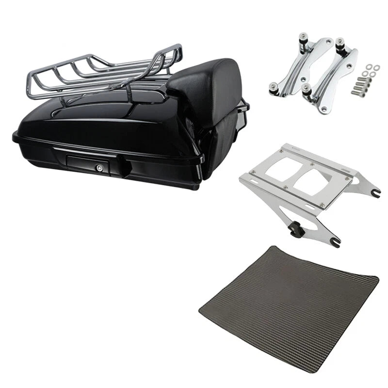 Razor Trunk Backrest Pad Mount Rack Docking Kit for Harley Touring (2014–2026)