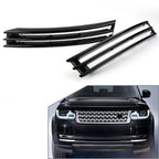1 Pair Black Front Bumper Grille for Land Rover Range Rover L405 (2013–2017)