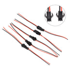 10PCS 2-Pin Female Male Plug Connector Wire Cables Adapter 100MM