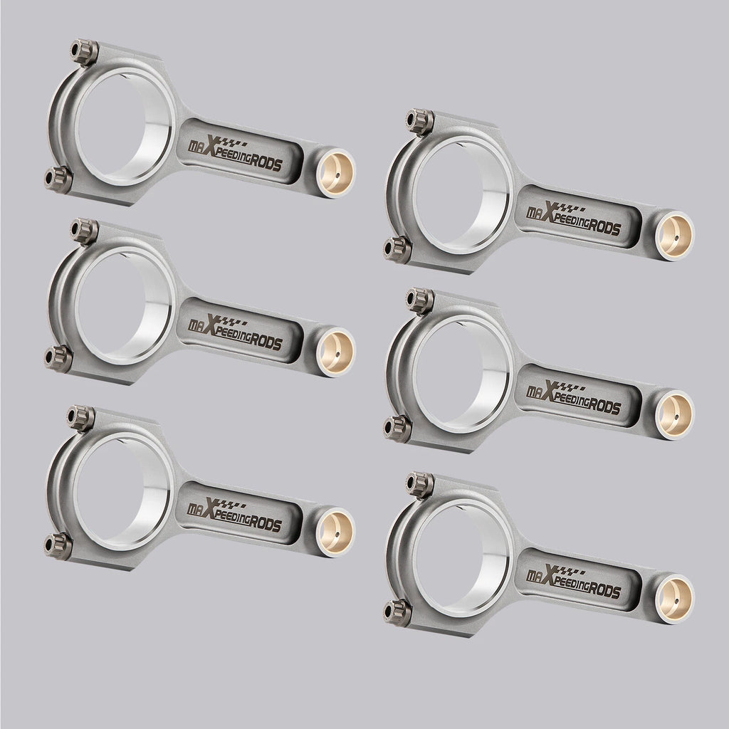 6x I-Beam Racing Connecting Rods for BMW 3 Series E36 E46 (1990–2000)