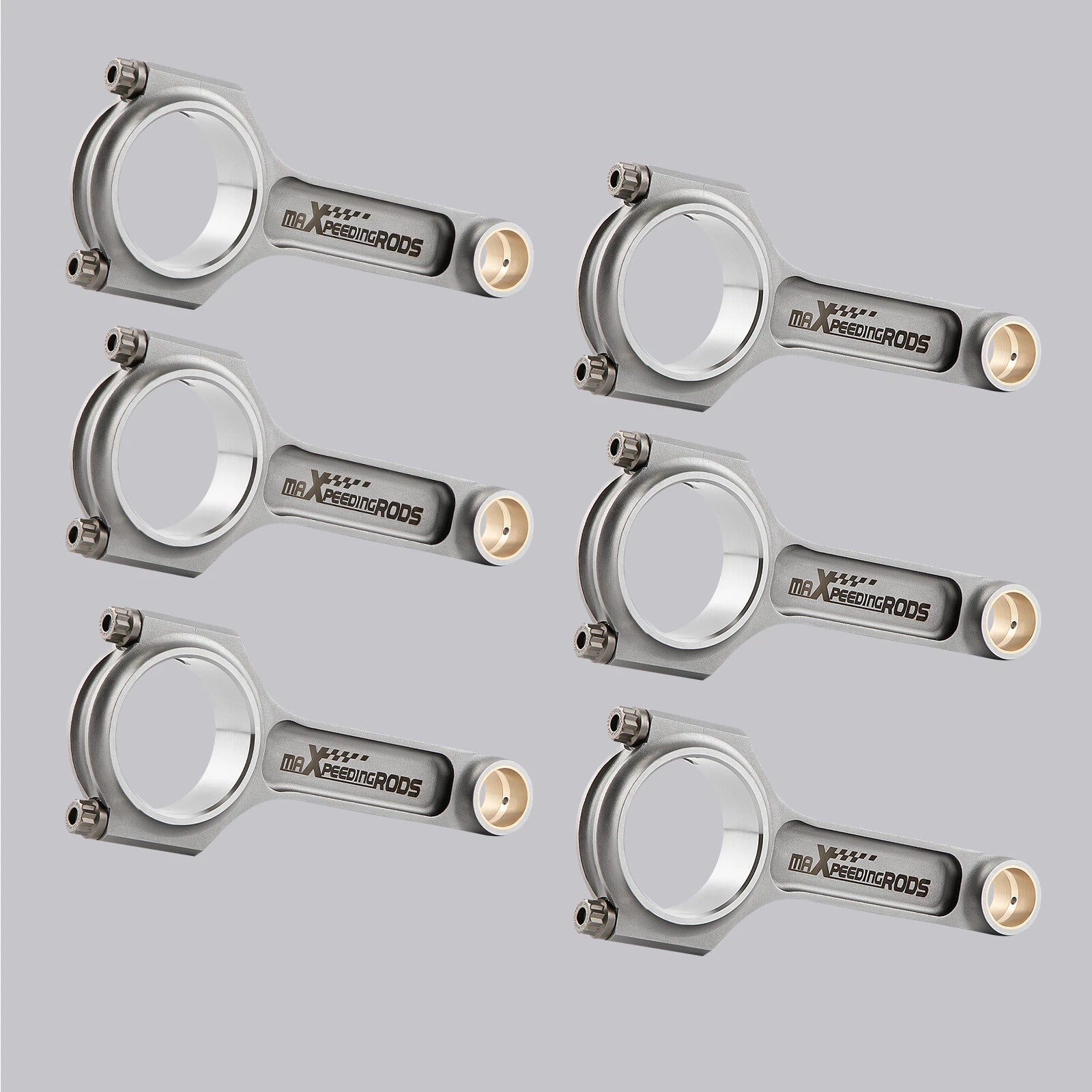 6x I-Beam Racing Connecting Rods for BMW 3 Series E36 E46 (1990–2000)