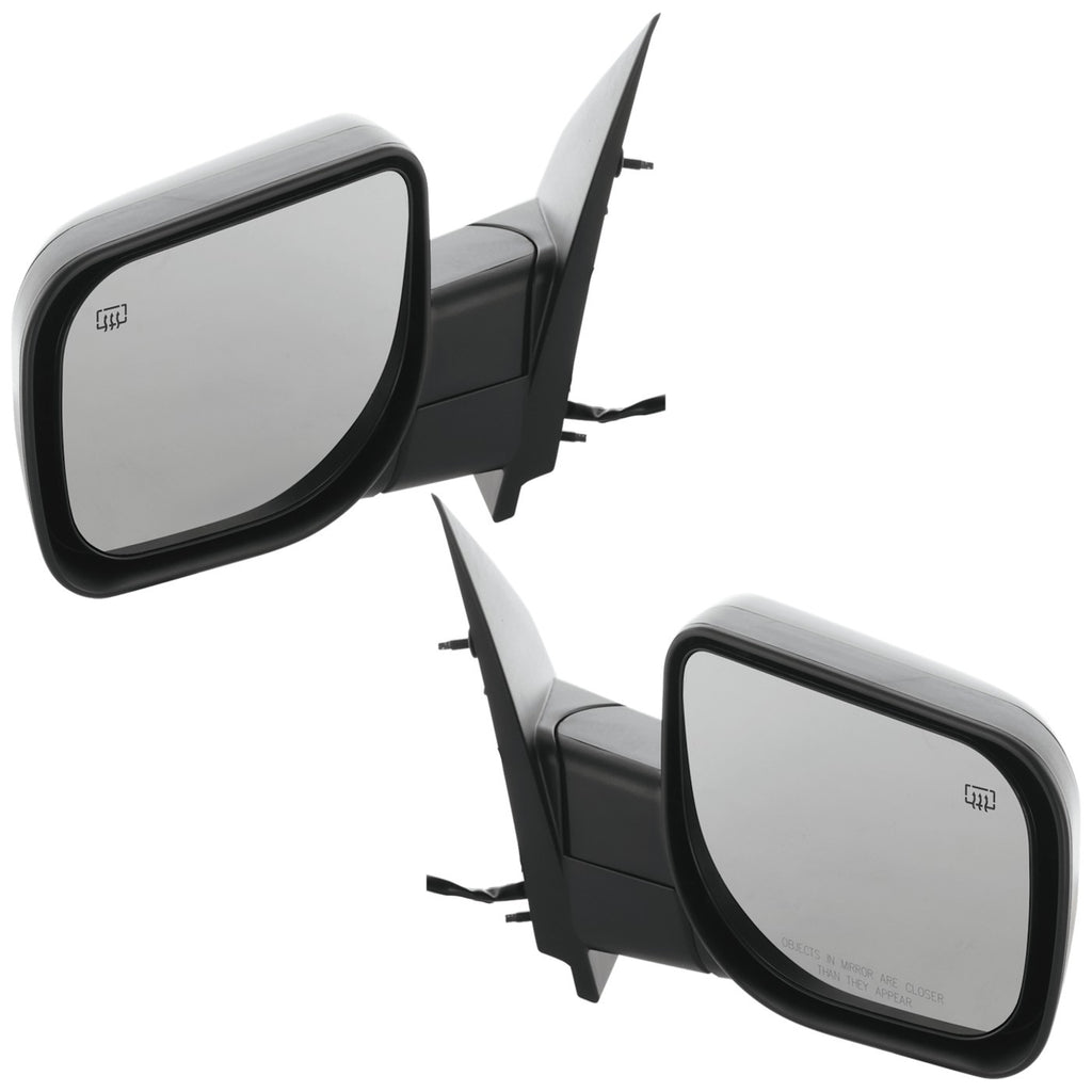 Set of 2 Heated Mirrors for Nissan Titan QX56