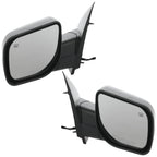 Set of 2 Heated Mirrors for Nissan Titan QX56