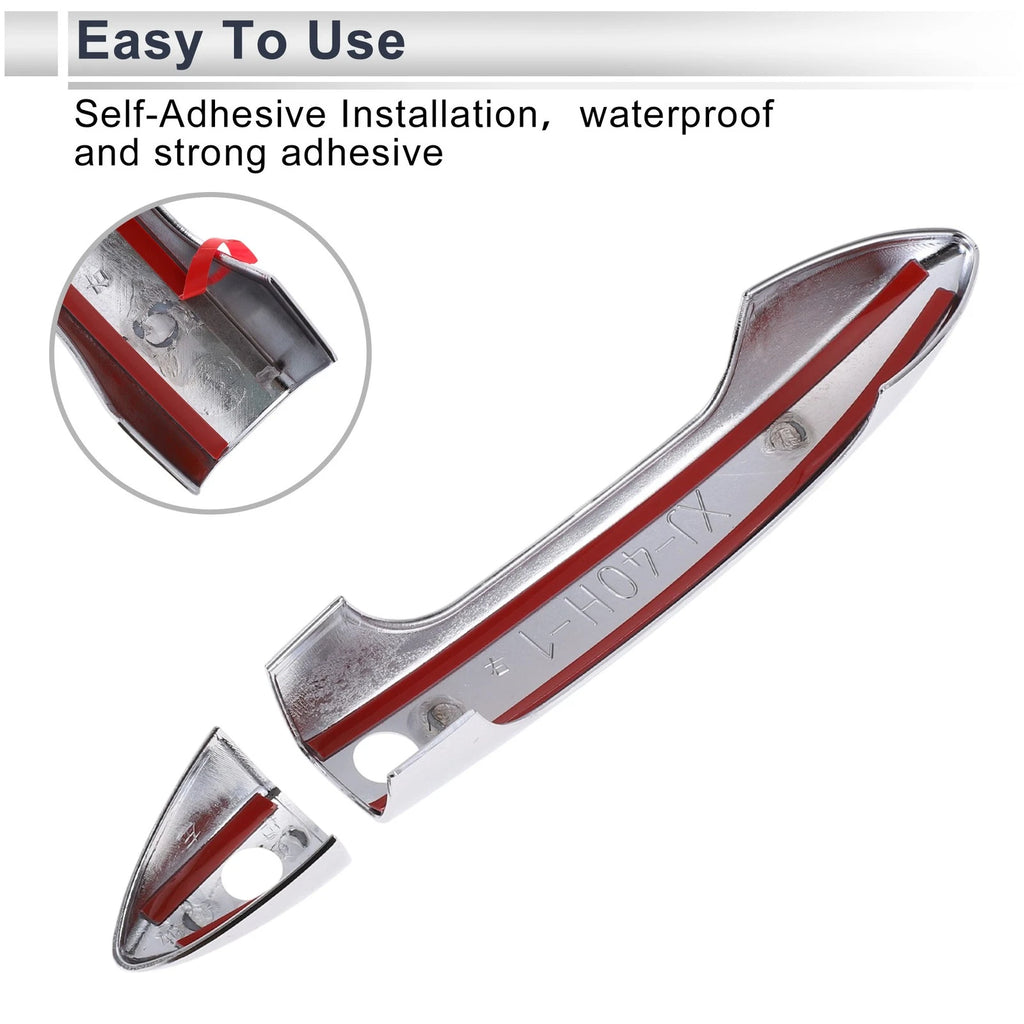 Door Handle Cover for Honda Accord (2018–2023) - Silver Tone