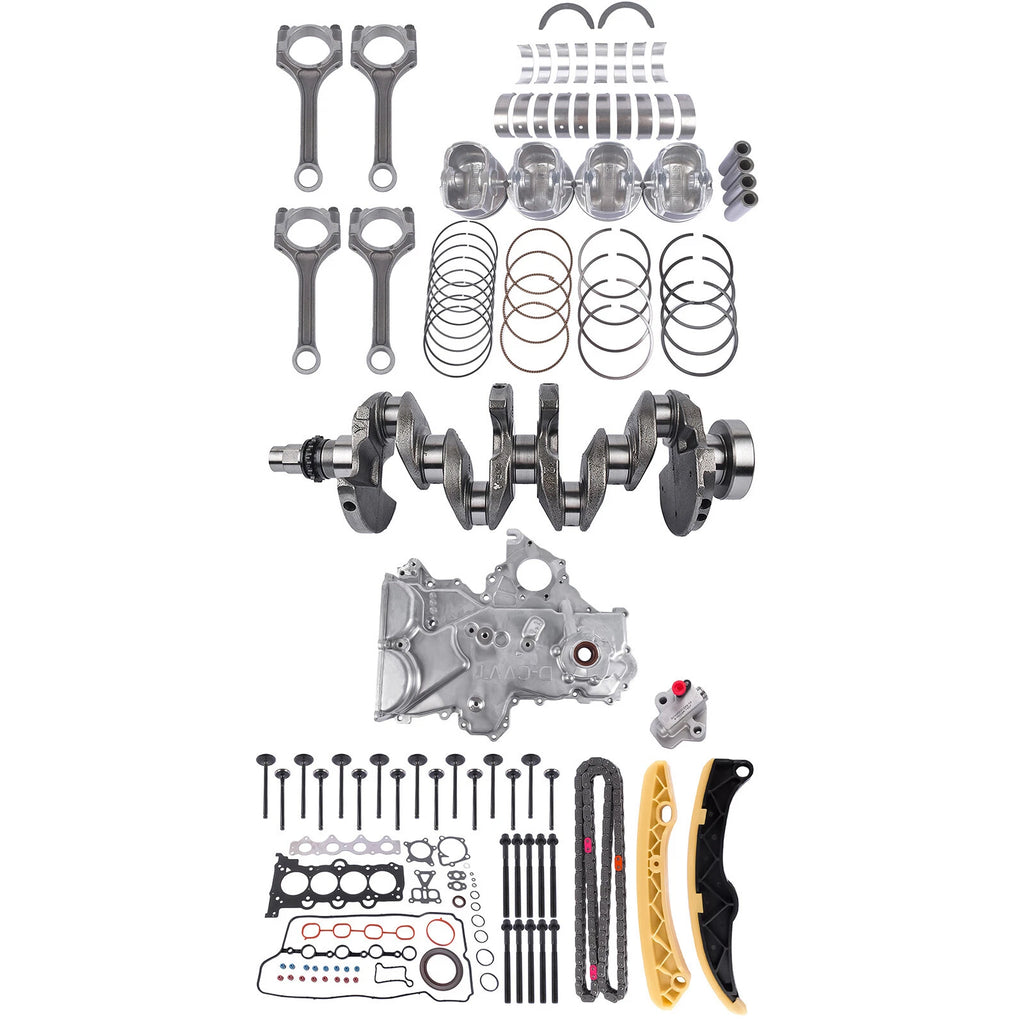 Crankshaft Oil Pump w/ Gasket Piston Bearing for Hyundai Accent Veloster (2011–2017)