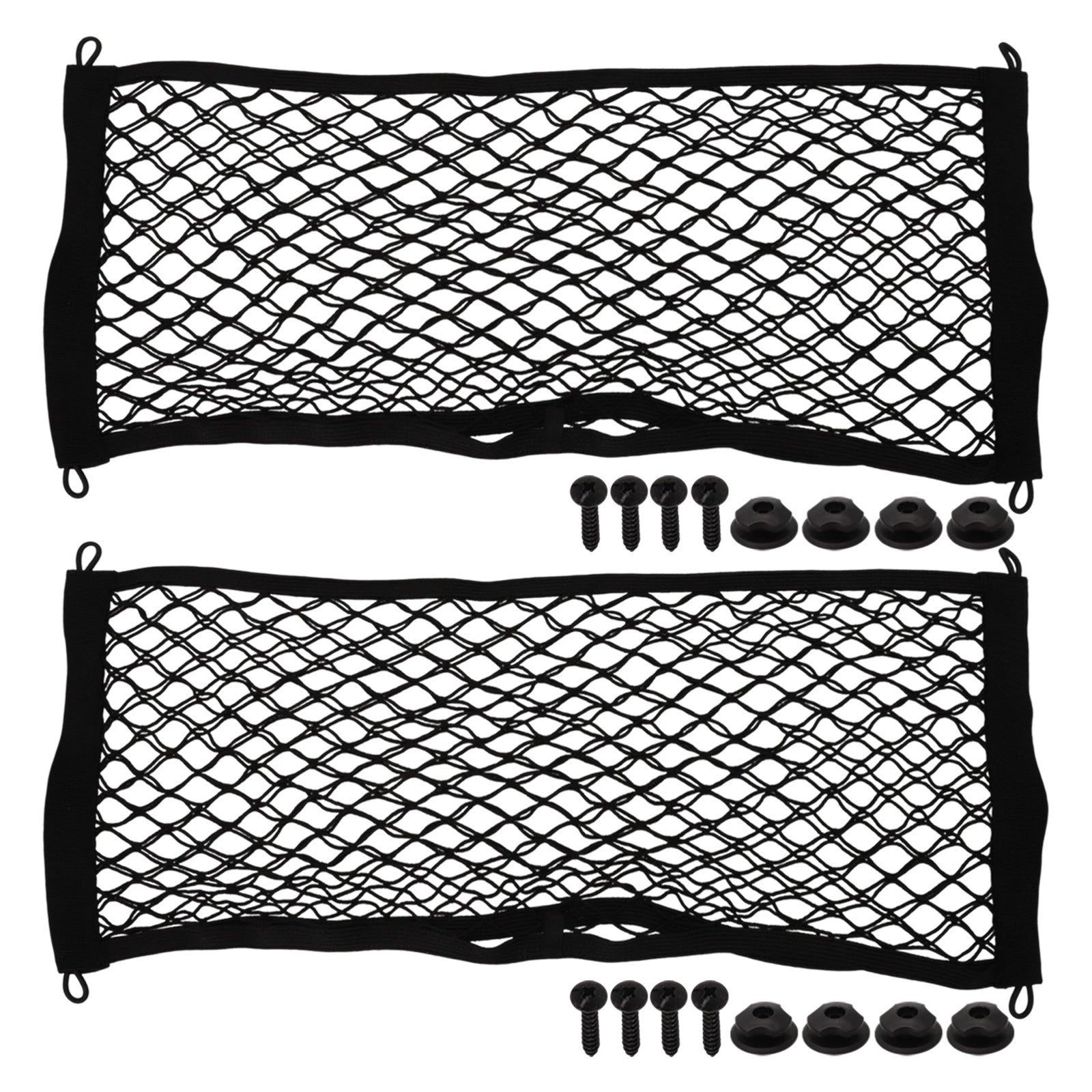 2X Cargo Pocket Organizer Mesh Bag for Buse/Cinema