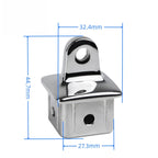 Square Tube Stopper for Marine Applications (316 Stainless Steel)