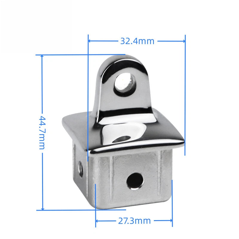 Square Tube Stopper for Marine Applications (316 Stainless Steel)