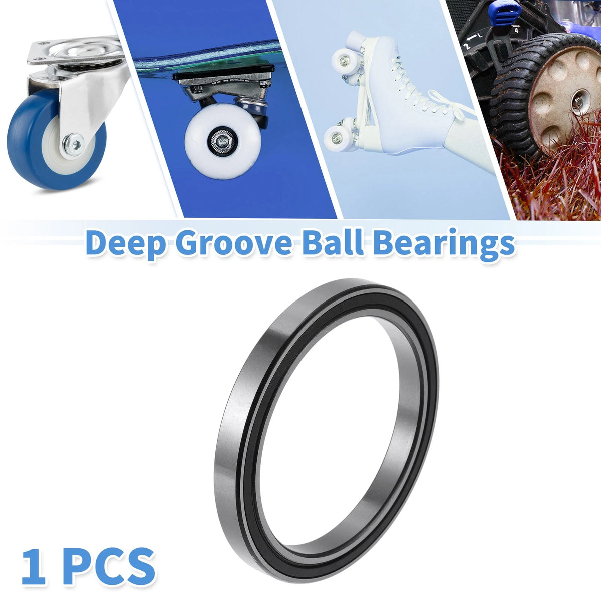 Deep Groove Ball Bearing 6819DD for Scooter Skateboard Wheel (95x120x13mm)