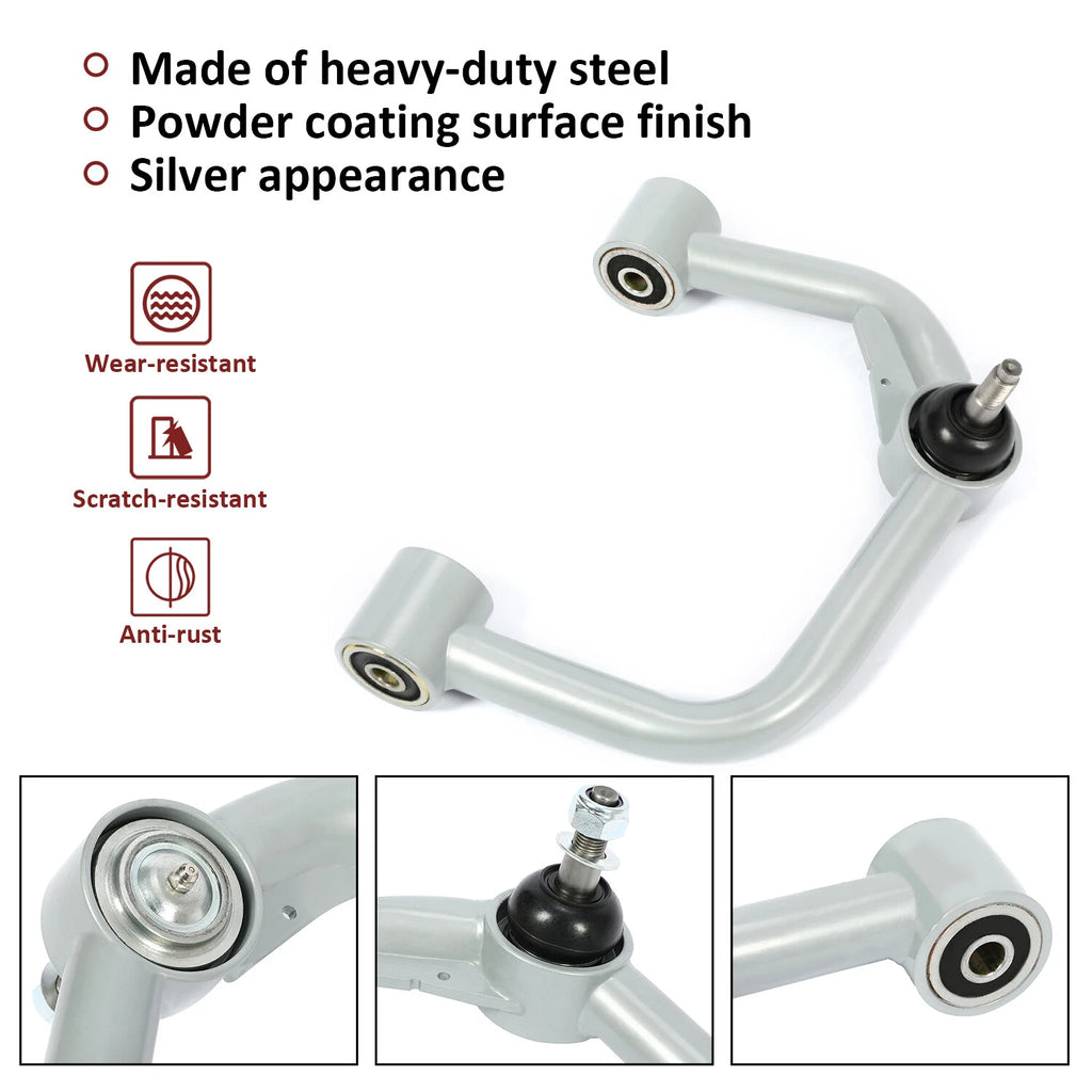 Pair of Front Upper Control Arms for Ford F150 4WD (2009–2022)