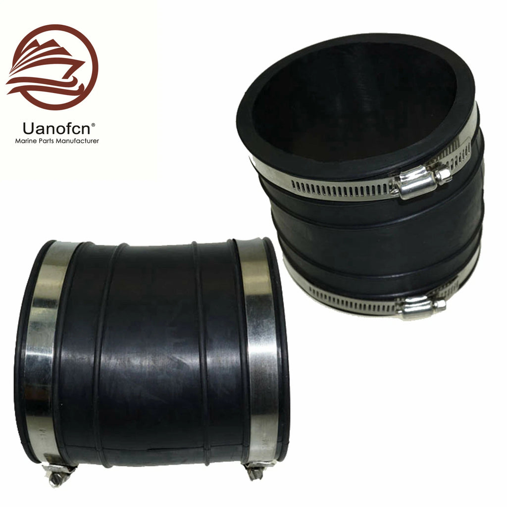2X 4 Inch Exhaust Bellows for Mercruiser (32-14358001, 32-14358T)