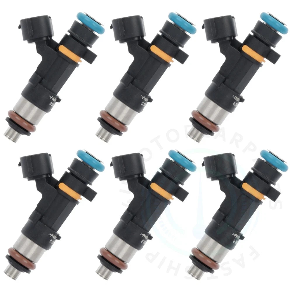 Set of 6 Fuel Injectors for Nissan Murano (2004–2007) 3.5L