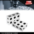 Matched Pair 123 Blocks for Precision Machining (0.0002")