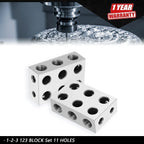 Matched Pair 123 Blocks for Precision Machining (0.0002")