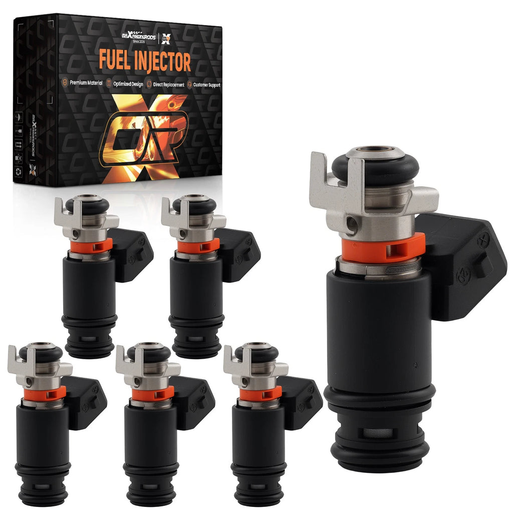 Set of 6 Fuel Injectors for VW Golf Jetta EuroVan 2.8L V6 (1999–2005) 021906031B