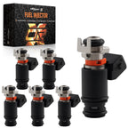 Set of 6 Fuel Injectors for VW Golf Jetta EuroVan 2.8L V6 (1999–2005) 021906031B