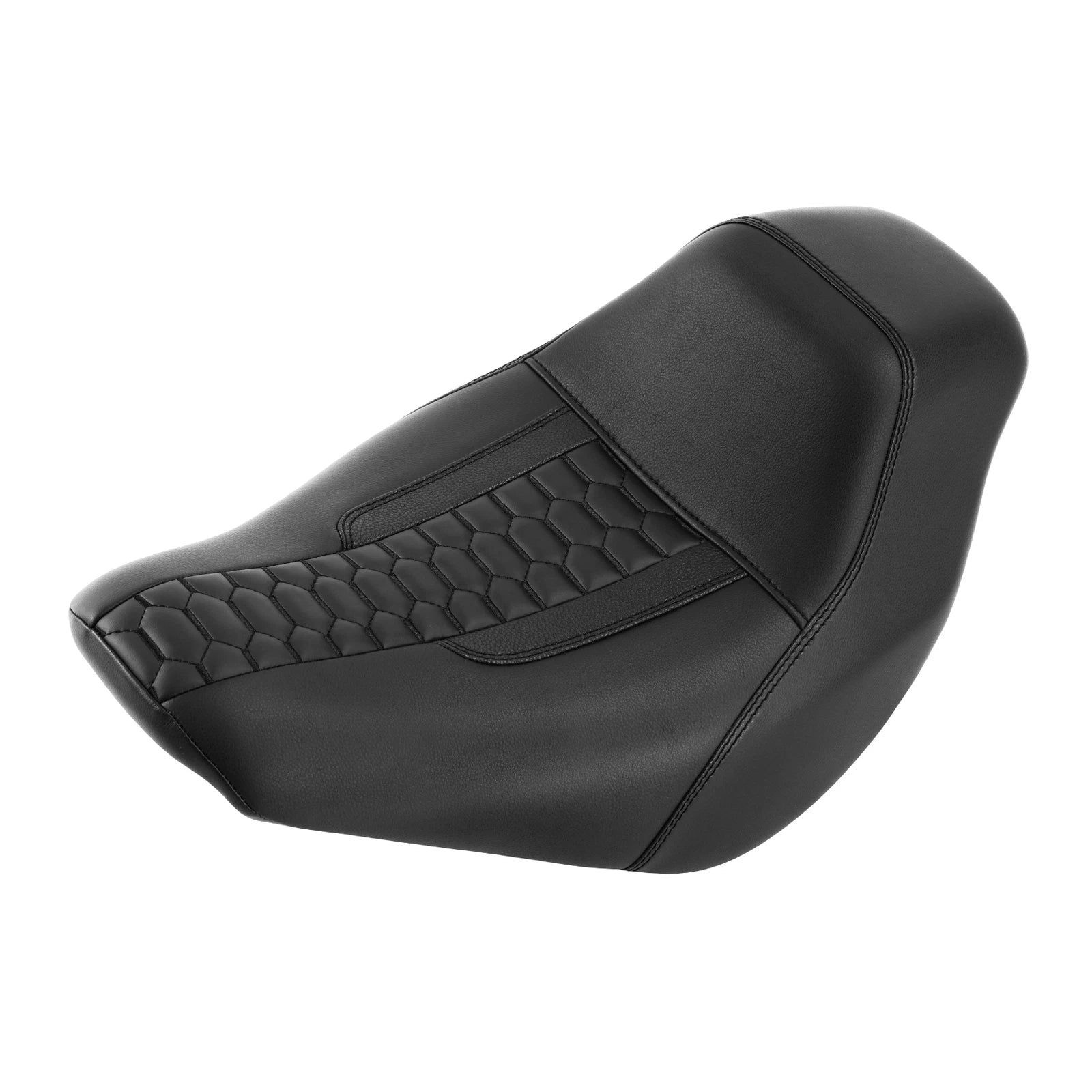 Black Driver Solo Seat for Harley Softail Low Rider FXLR FXLRS FXLRST (2018–2025)