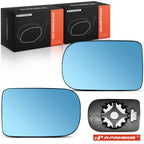 Pair Heated Blue Power Mirror Glass for BMW 750iL 740iL (1995–2001)