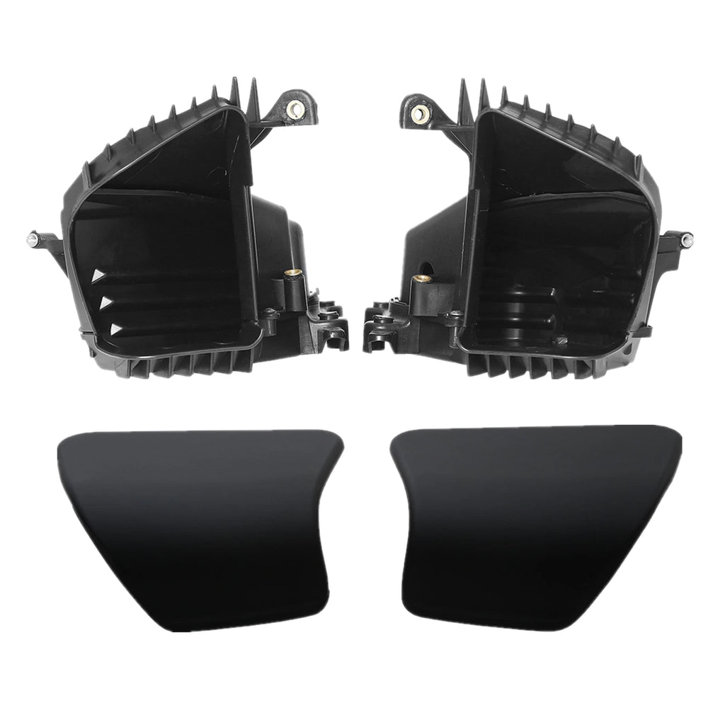Black Fairings Storage Glove Boxes with Doors for Harley Touring Road Glide (2015–2023)