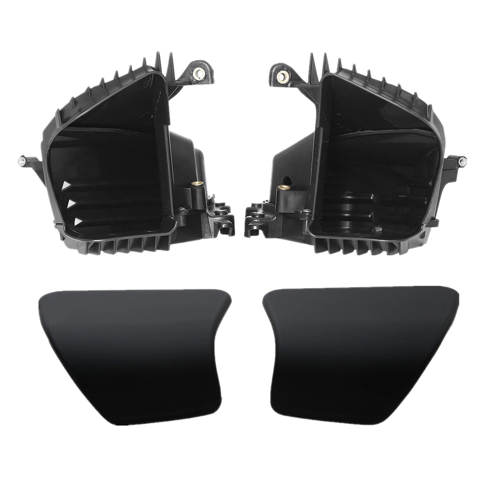 Black Fairings Storage Glove Boxes with Doors for Harley Touring Road Glide (2015–2023)