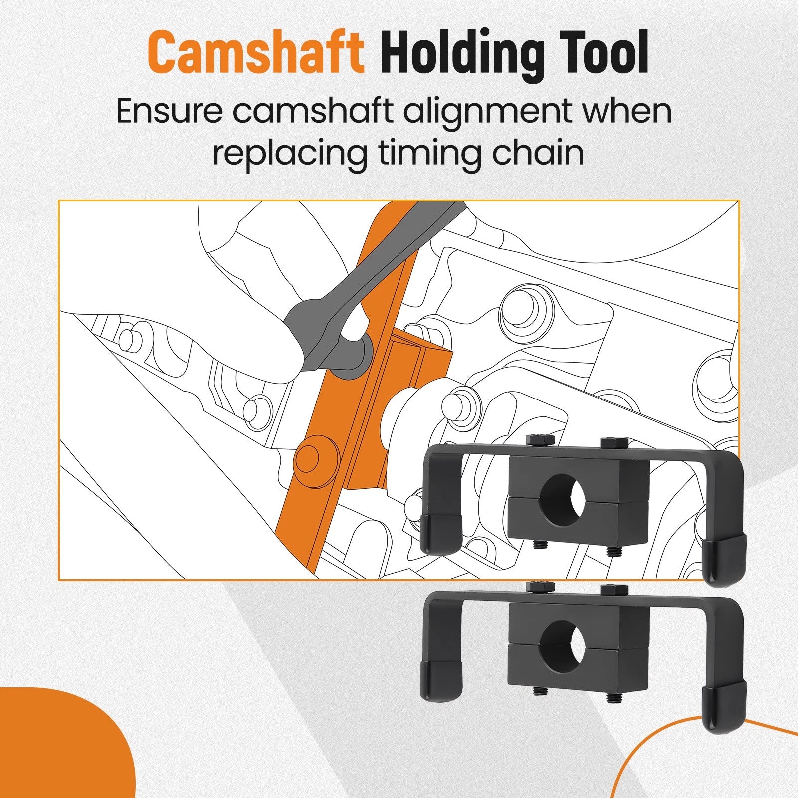 Camshaft Holding Tool Kit for Ford V8 V10 (1991-2002)
