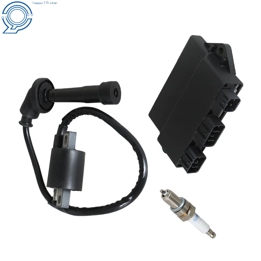 Ignition Coil & Spark Plug Set for Yamaha Grizzly 660 (2002-2003)