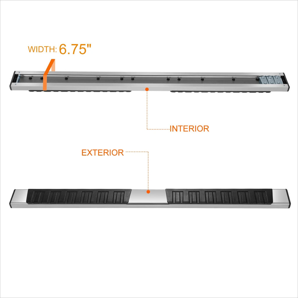 Set of 2 Side Step Pads for Toyota Tundra Crew Max (2007–2021)