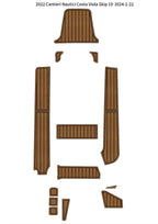 EVA Foam Teak Flooring for Cantieri Nautici Costa Viola Skip 19 (2022)