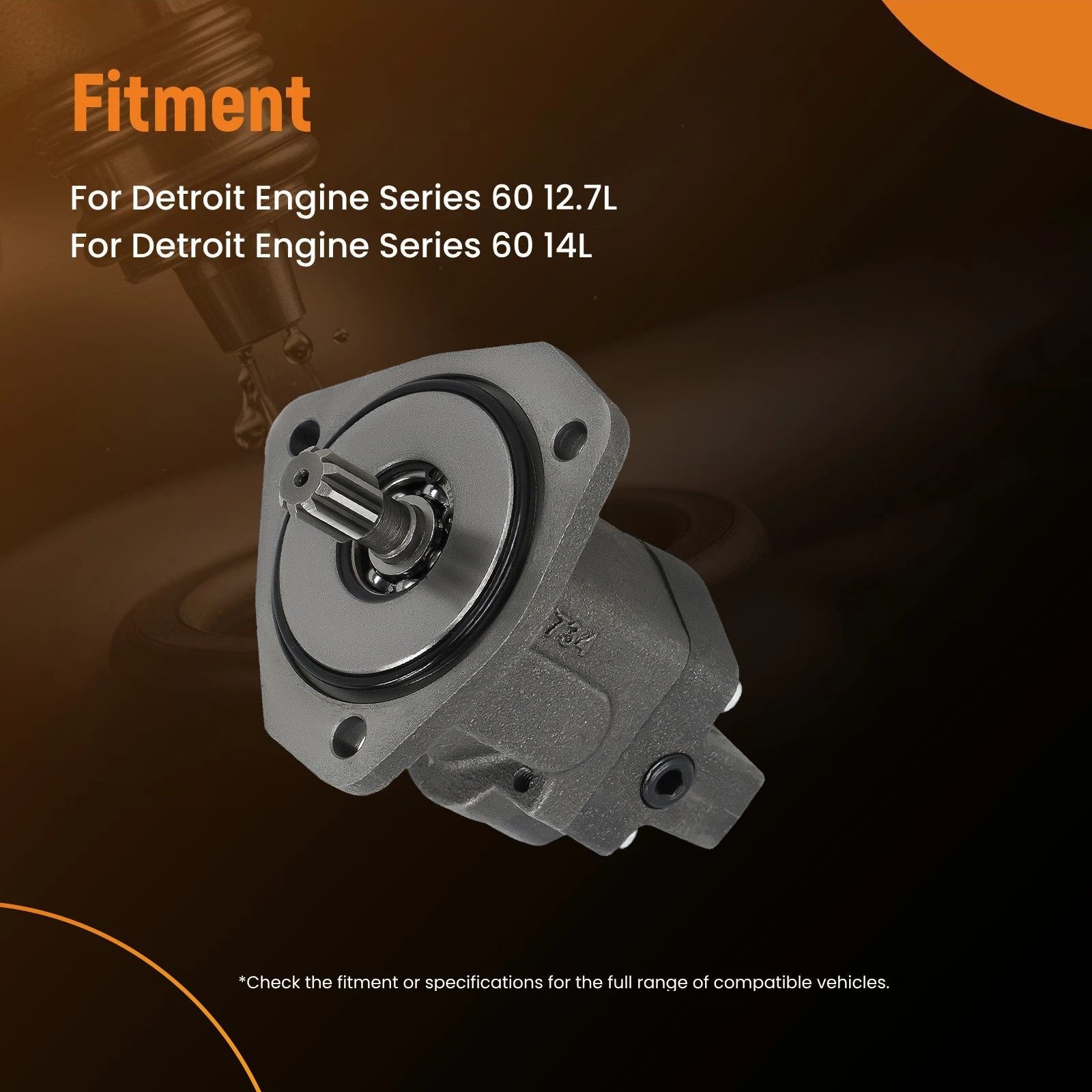 Fuel Pump 23535540 R23535207 for Detroit Engine Series 60 (12.7L 14L)