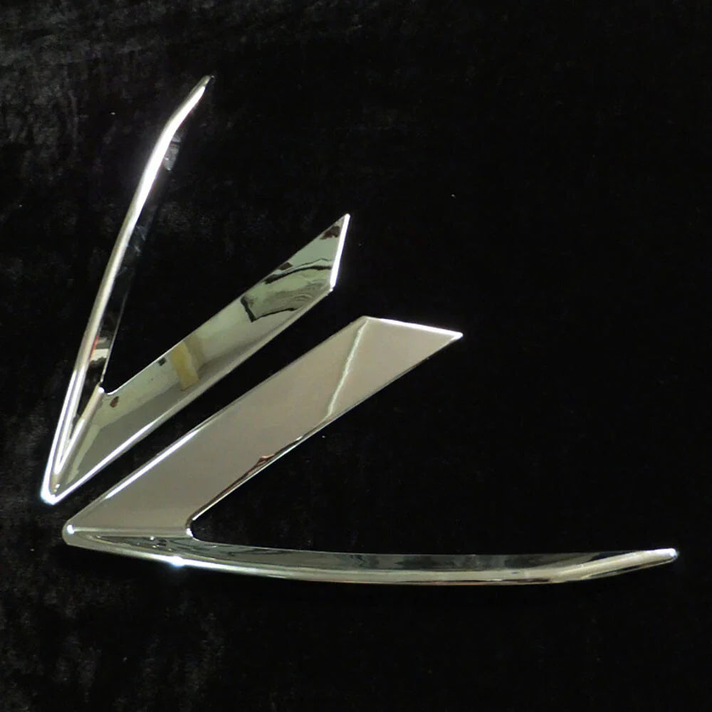 Pair Front Headlight Eyebrow Covers for Cadillac XT5 (2016-2023)