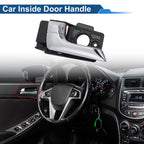 Rear Left Passenger Side Interior Door Handle for Kia K2 (2013–2015) No. 836104X000