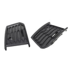 Front Bumper Fog Light Grille Covers Matte Black for Audi A6 S6 (2018-2024)