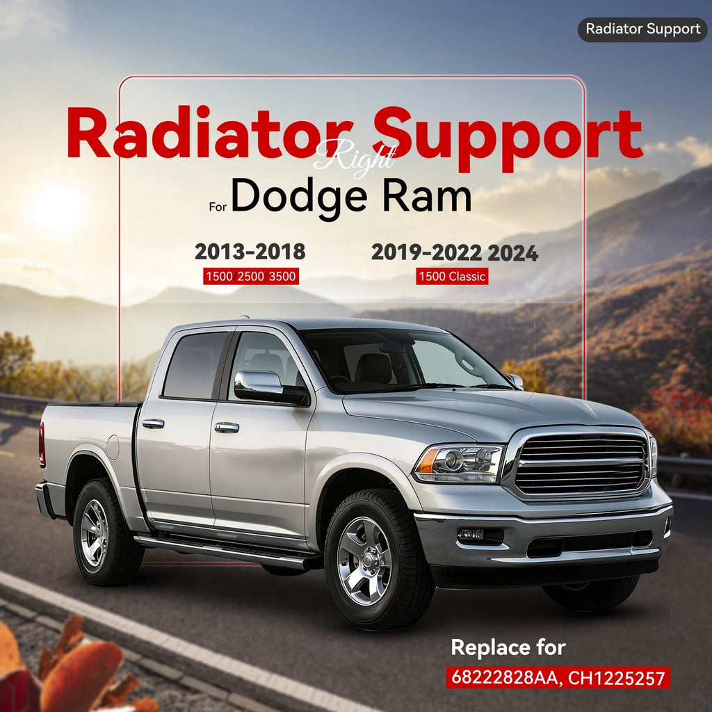 Right Radiator Support Headlight Mount Bracket for Ram 1500 2500 (2013–2024)