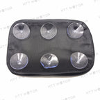 Rear Pillion Passenger Pad Seat 6 Suction Cup for Harley Dyna Sportster (2004–2023)