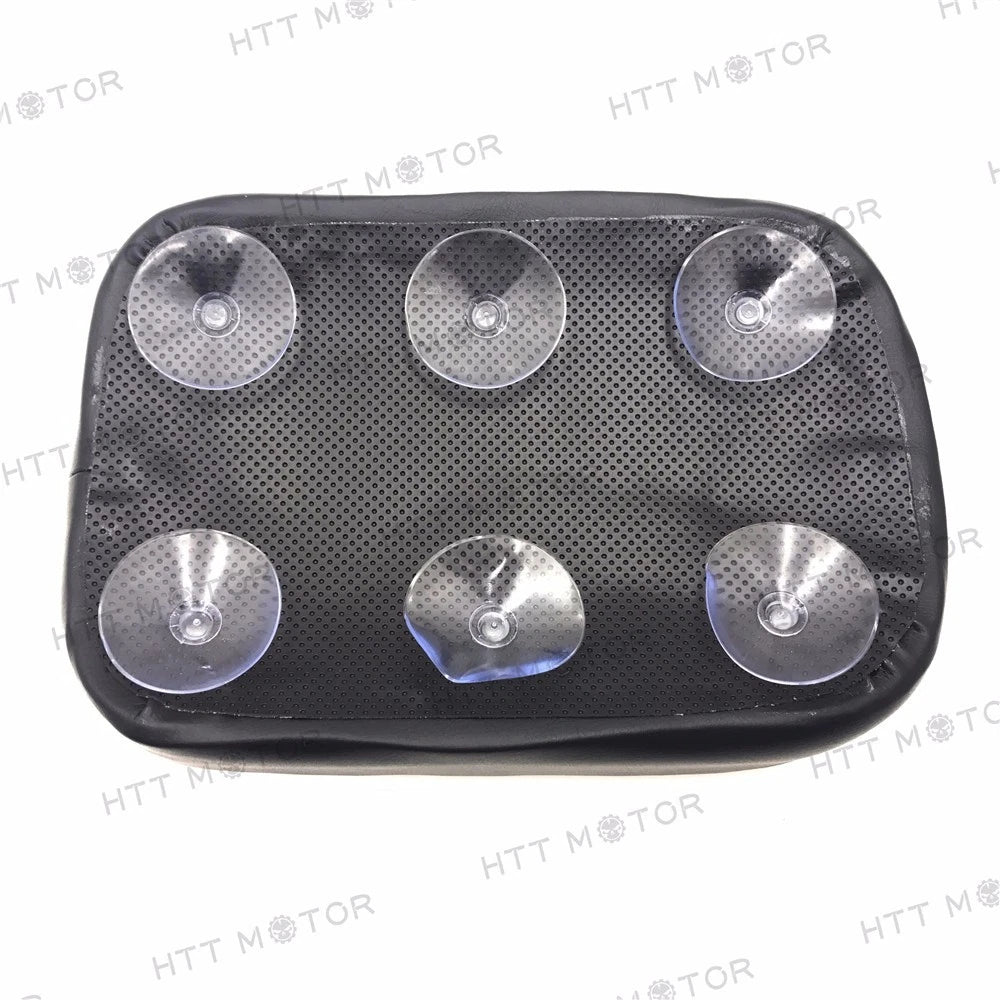 Rear Pillion Passenger Pad Seat 6 Suction Cup for Harley Dyna Sportster (2004–2023)