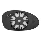 Left Side Heated Blue Mirror Glass for BMW 1 2 3 Series (2004–2009)